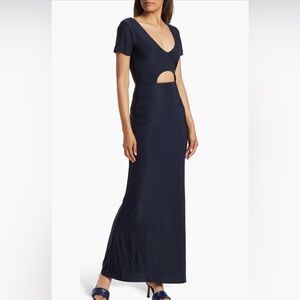 bl-nk cristabel halter slip maxi dress Carly Boho Halter Neck Floral Maxi Dress